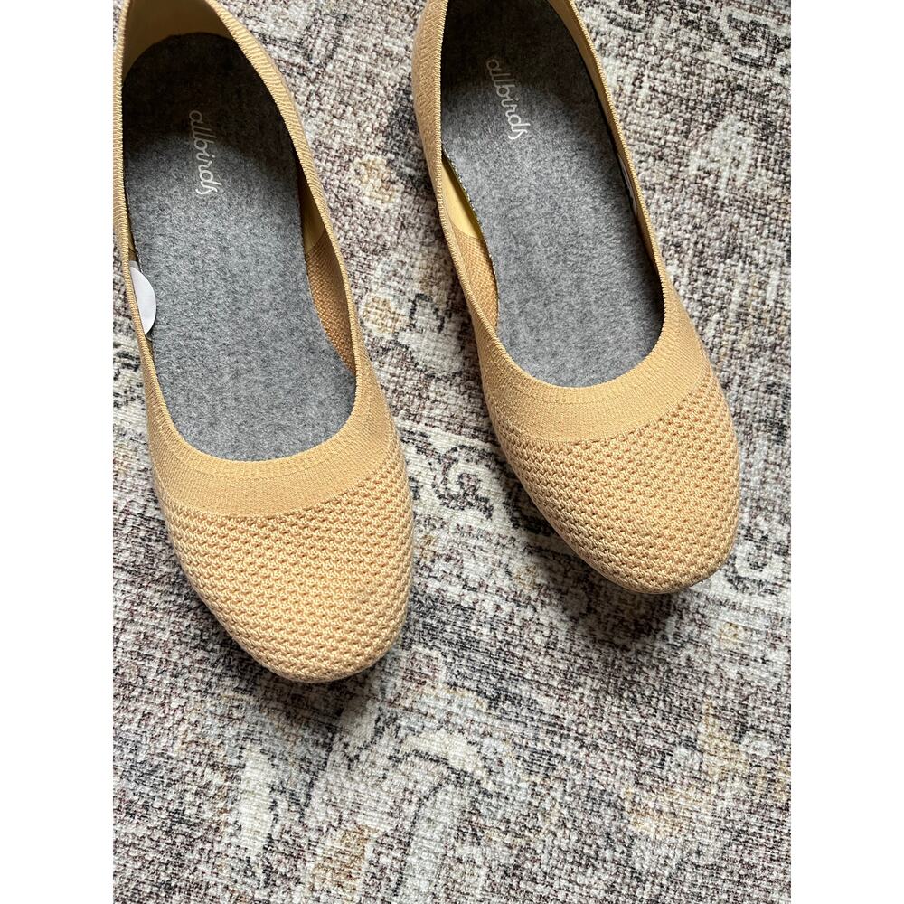 Allbirds Tree Breezers Knit Ballet Flats 8.5 Beige Tan Slip On Comfort Minimal - Picture 6 of 11